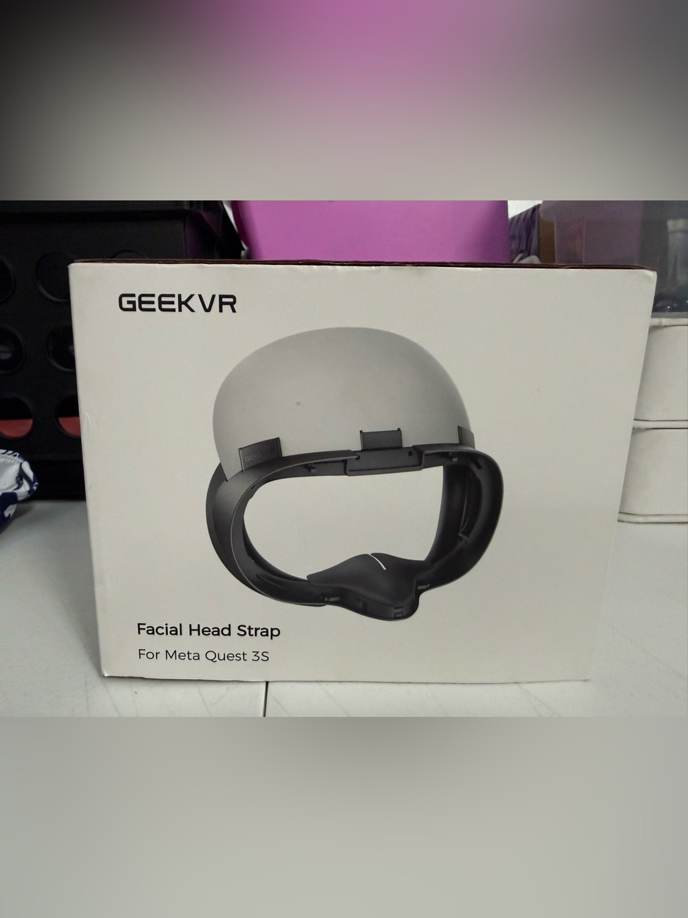 Facial Head Strap for Meta Quest 3S - Black